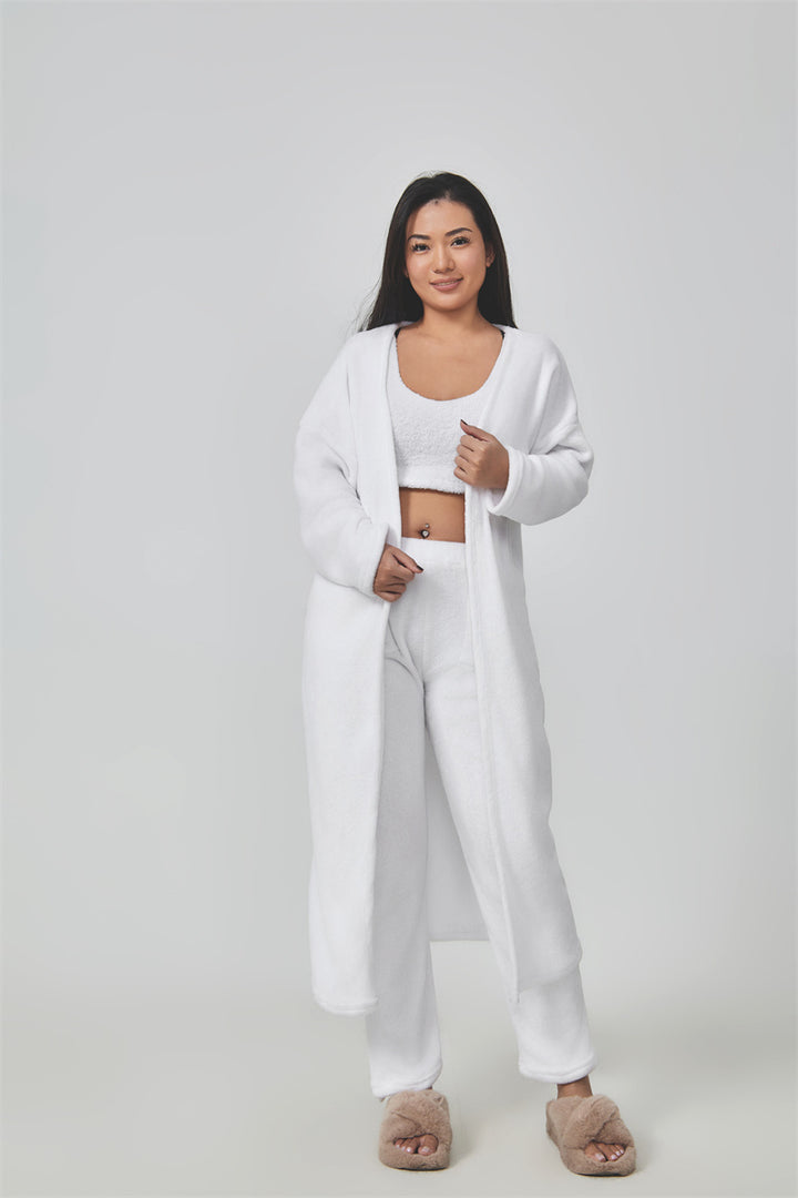 Cozy Women's 3-Piece Lounge Set: Warm & Cute Pajama Set